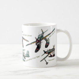 Aviation Art mug "Japanese float planes" コーヒーマグカップ