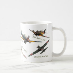 Aviation Art Mug "Japanese warplane of WWII" コーヒーマグカップ