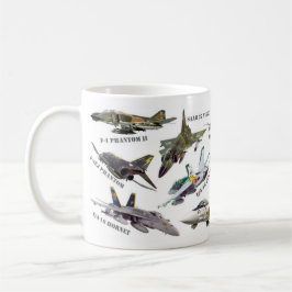 Aviation Art mug "Jet fighter" コーヒーマグカップ