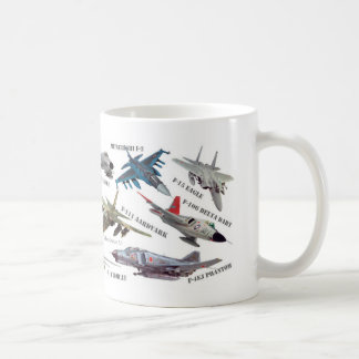 Aviation Art mug "Jet fighter"ジェット戦闘機のマグカップ コーヒーマグカップ