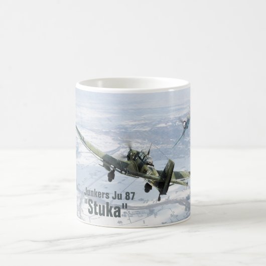 Aviation Art Mug " Junkers Ju 87 Stuka " コーヒーマグカップ (中央)