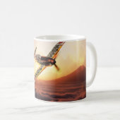Aviation Art mug "Kawasaki Ki-61 Hien "Tony" コーヒーマグカップ (正面右)