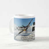 Aviation Art mug "Messerschmitt Bf 109" コーヒーマグカップ (正面左)