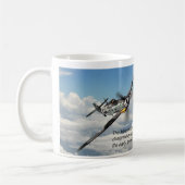 Aviation Art mug "Messerschmitt Bf 109" コーヒーマグカップ (左)
