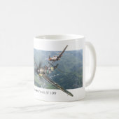 Aviation Art mug "Messerschmitt Bf 109" コーヒーマグカップ (正面右)