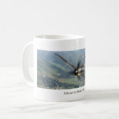 Aviation Art mug "Messerschmitt Bf 109" コーヒーマグカップ (正面左)