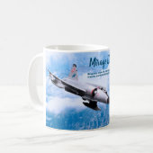Aviation Art Mug "Mirage III " コーヒーマグカップ (正面左)
