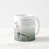 Aviation Art Mug "Mitsubishi A5M Claude" コーヒーマグカップ (正面右)