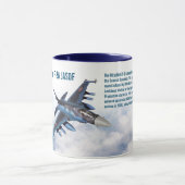 Aviation Art Mug "Mitsubishi F-2" マグカップ (中央)