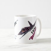 Aviation Art Mug "Mitsubishi F-2 & Northrop F-5E " コーヒーマグカップ (正面右)