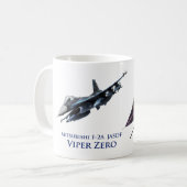 Aviation Art Mug "Mitsubishi F-2 & Northrop F-5E " コーヒーマグカップ (正面左)