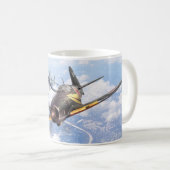 Aviation Art mug "Mitsubishi J2M Raiden"Jack" コーヒーマグカップ (正面右)