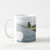 Aviation Art mug "Mitsubishi Ki-46 DINAH" コーヒーマグカップ (左)