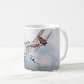 Aviation Art mug  "Nakajima Ki-43　隼　Oscar" コーヒーマグカップ (正面右)