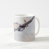 Aviation art mug "P-51D Mustang" コーヒーマグカップ (正面右)