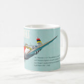 Aviation Art mug "Republic P-47 Thunderbolt" コーヒーマグカップ (正面右)