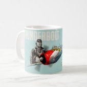 Aviation Art mug "Republic P-47 Thunderbolt" コーヒーマグカップ (正面左)