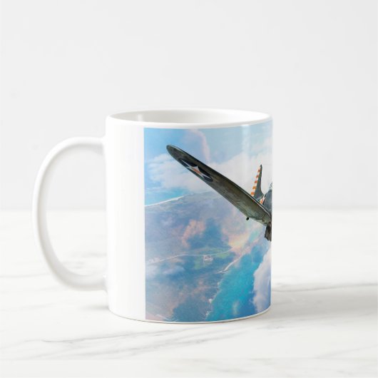 Aviation Art Mug "SBD Dauntless" コーヒーマグカップ (左)