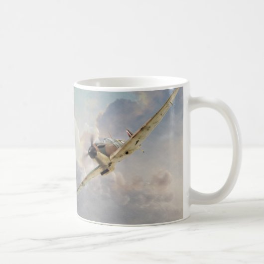Aviation art mug "Spitfire" コーヒーマグカップ (右)