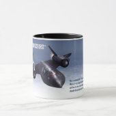 Aviation Art Mug "SR-71 Blackbird" マグカップ (中央)