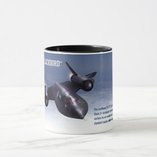 Aviation Art Mug "SR-71 Blackbird" マグカップ (中央)