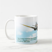 Aviation Art Mug "Supermarine Spitfire Mk. XVIII" コーヒーマグカップ (左)
