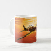 Aviation Art Mug "Yokosuka D4Y Judy" コーヒーマグカップ (正面左)