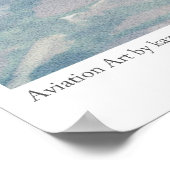 Aviation Art Poster 「三菱A7M Reppu「Sam」」 ポスター (角)