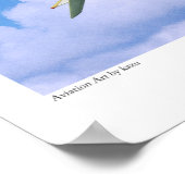 Aviation Art Poster "F-4 Phantom II" ポスター (角)