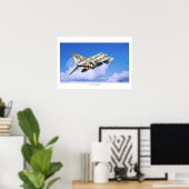 Aviation Art Poster "F-4 Phantom II" ポスター (ホームオフィス)
