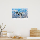 Aviation Art Poster "F/A-18 Hornet" ポスター (キッチン)