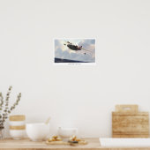 Aviation Art Poster "Kawanishi H8K  Emily" ポスター (キッチン)
