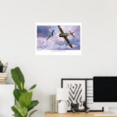 Aviation Art Poster "Kawanishi N1K2-J George" ポスター (ホームオフィス)