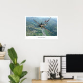 Aviation Art Poster "Messerschmitt Bf 109" ポスター (ホームオフィス)
