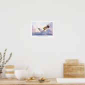 Aviation Art Poster "Mitsubishi J2M Raiden "Jack" ポスター (キッチン)