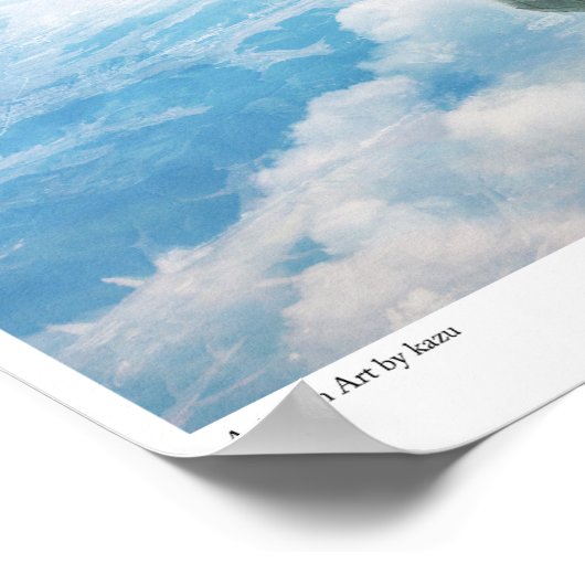 Aviation Art Poster "‪Nakajima Ki-84"Frank"" ポスター (角)