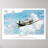 Aviation Art Poster "Tachikawa Ki-94 II" ポスター (正面)