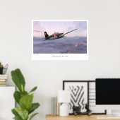 Aviation Art Poster "Yokosuka D4Y Judy "彗星" ポスター (ホームオフィス)