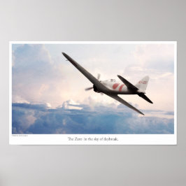 Aviation Art Poster "ZERO" ポスター