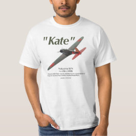 Aviation Art T-shir "Nakajima B5N 九七式艦上攻撃機 "Kate"" Tシャツ