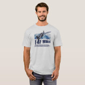 Aviation Art T-shirt “F4F Wildcat" Tシャツ (正面フル)
