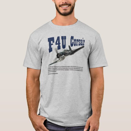 Aviation Art T-shirt “F4U Corsair" Tシャツ (正面)
