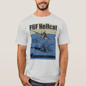 Aviation Art T-shirt “F6F Hellcat" Tシャツ (正面)