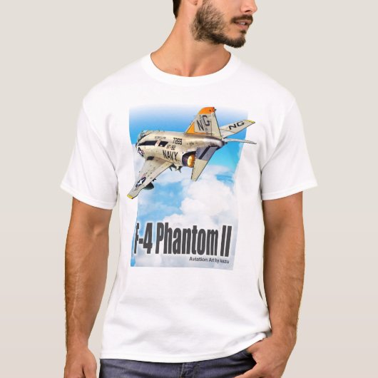 Aviation Art T-shirt “F-4 Phantom II" Tシャツ (正面)
