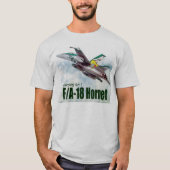 Aviation Art T-shirt “F/A-18 Hornet" Tシャツ (正面)