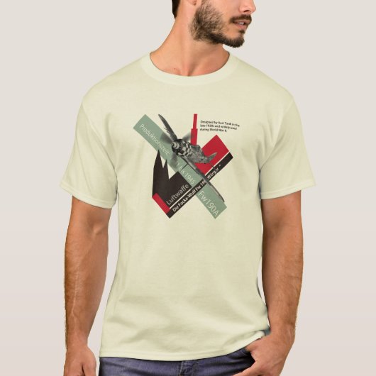 Aviation Art T-shirt “Focke-Wulf Fw 190" Tシャツ (正面)