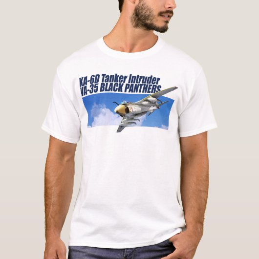 Aviation Art T-shirt “KA-6D Tanker Intruder " Tシャツ (正面)