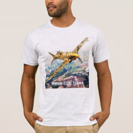 Aviation Art T-shirt “Macchi C.202 Folgore" Tシャツ