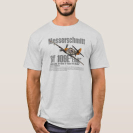 Aviation Art T-shirt "Messerschmitt Bf 109" Tシャツ