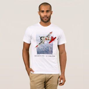 Aviation Art T-shirt “Mitsubishi A5M Claude" Tシャツ